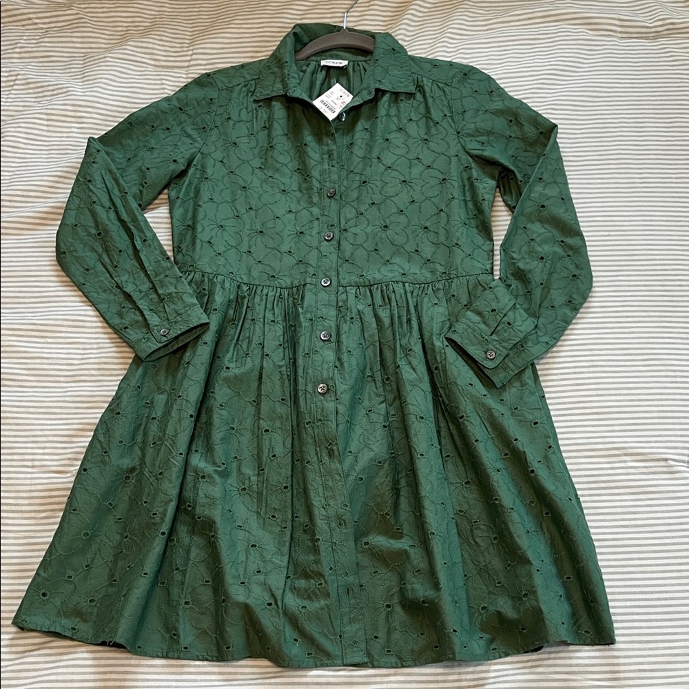 J. Crew Eyelet Dress